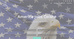 Desktop Screenshot of americajobsonline.com