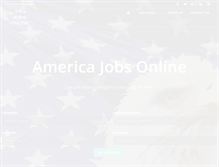 Tablet Screenshot of americajobsonline.com